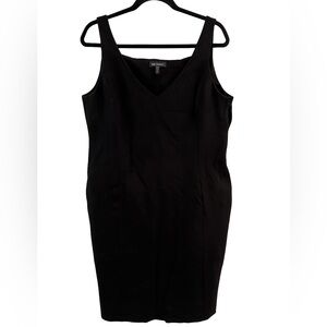 Eileen Fisher Black Slit Tank Dress size Large